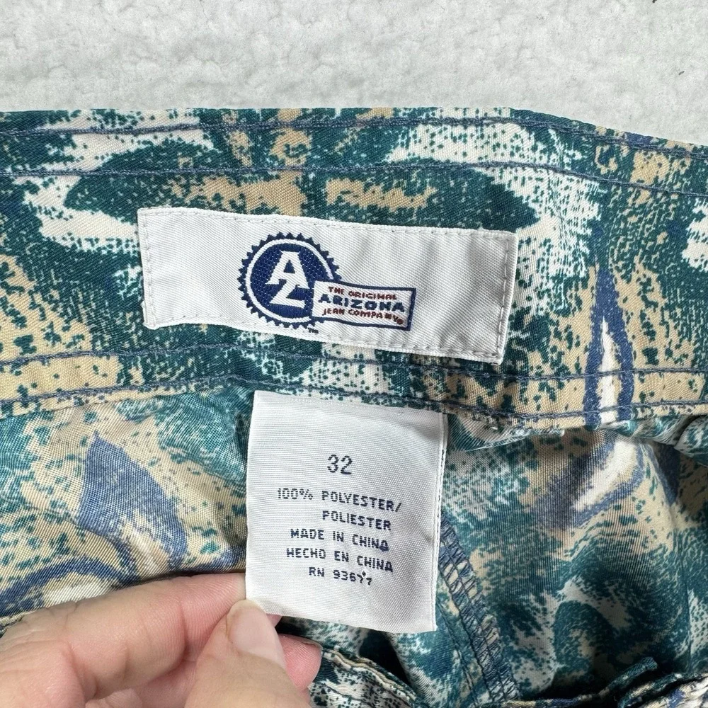 Arizona Board Shorts Mens 32 Mosaiq Swim Trunks Bohemian Pockets Drawstring‎